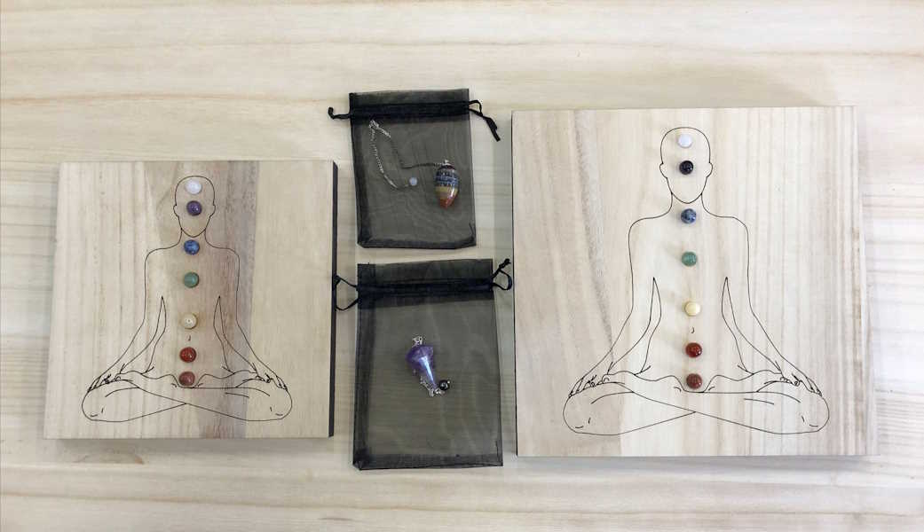 Tabla Chakras Radiestesia minerales